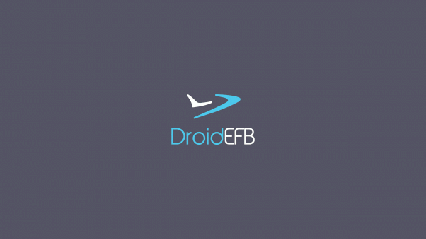 DroidEFB Desktop Background Main Logo Dark