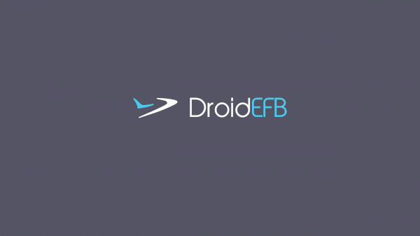 DroidEFB Desktop Background Main Logo Dark horizontal