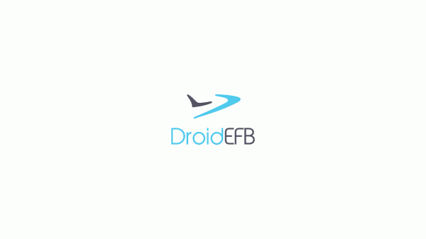 DroidEFB Desktop Background Main Logo White